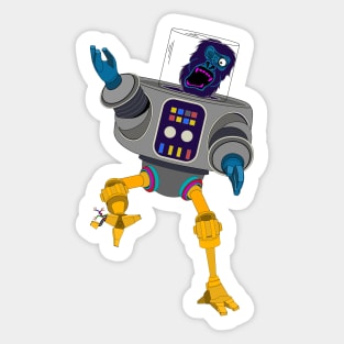 Spare Parts Robot Monkey Sticker